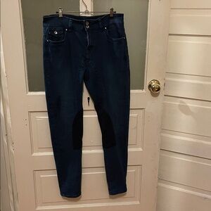 Women's 2k gray equestrian riding jeans breeches